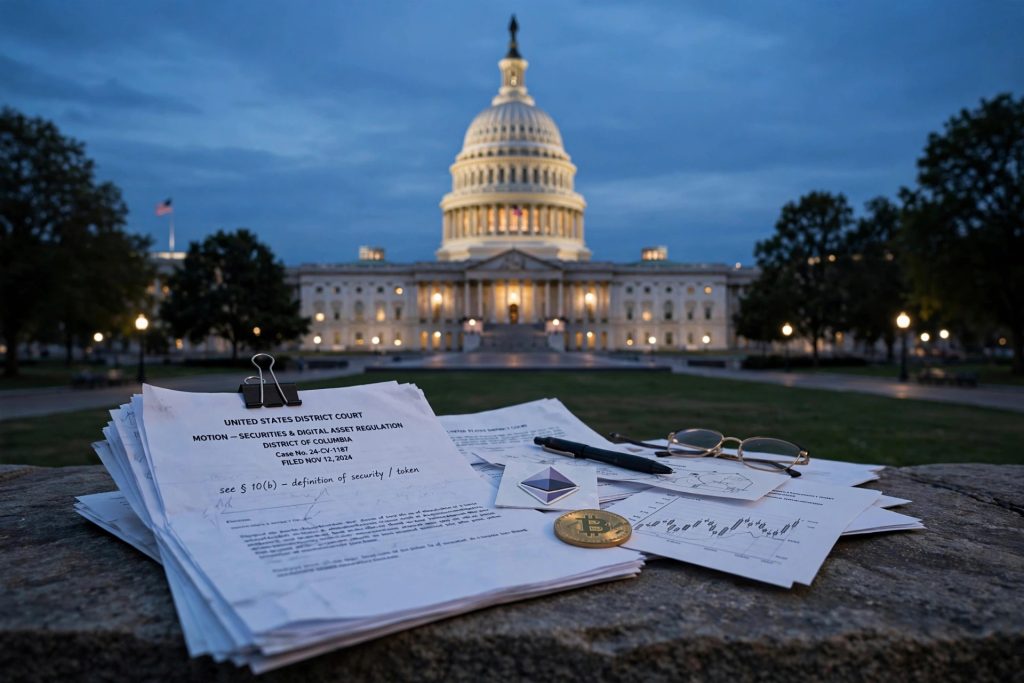 White House Crypto Adviser Departs as CLARITY Act Stalls in Senate United States Capitol at dusk representing debate over the CLARITY Act and crypto regulation